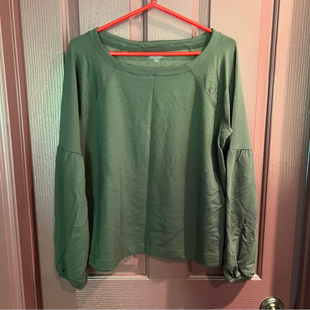 Summersalt Forest Green Relaxed Sweatshirt